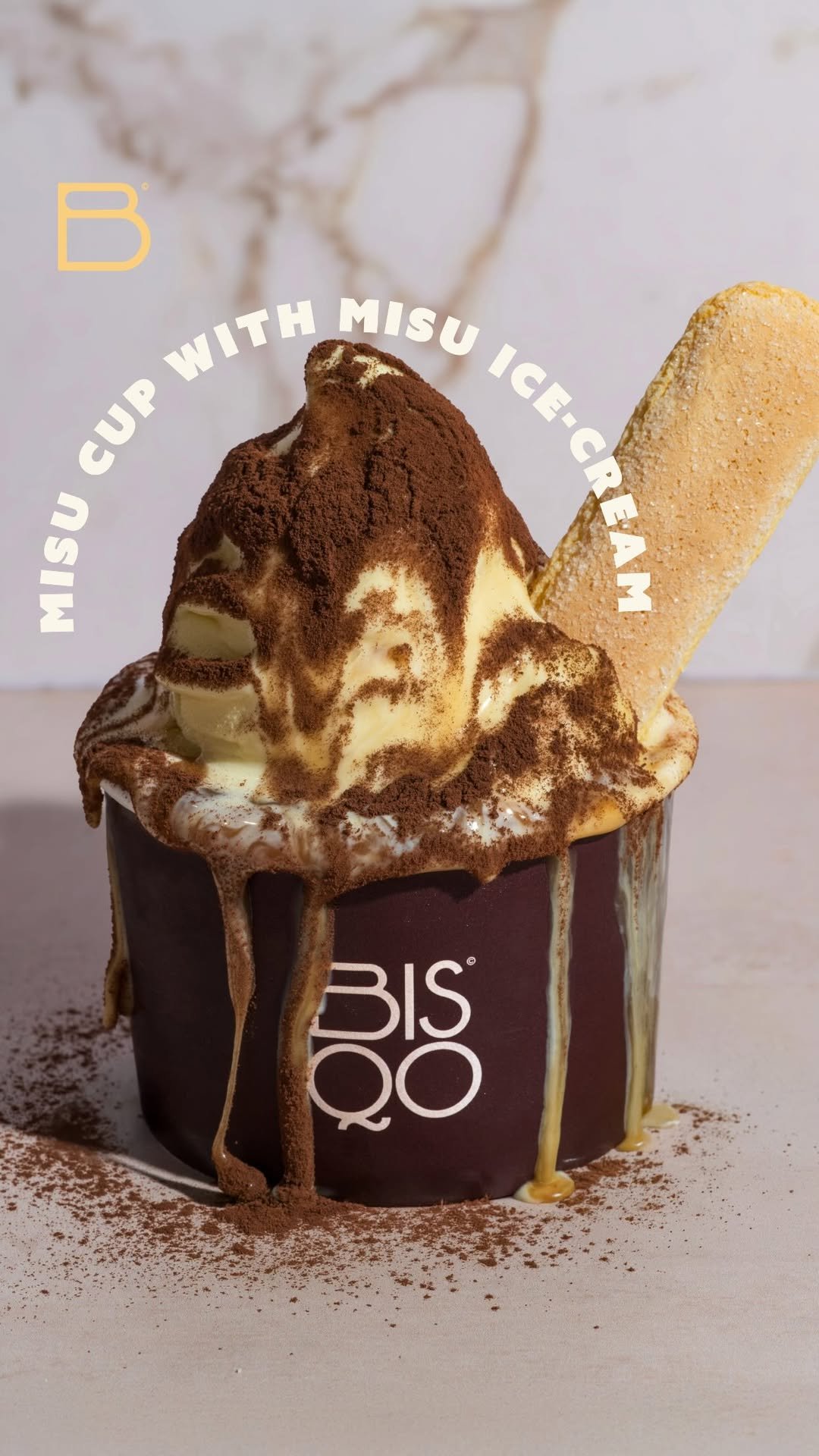 Misu Cup with Misu Icecream