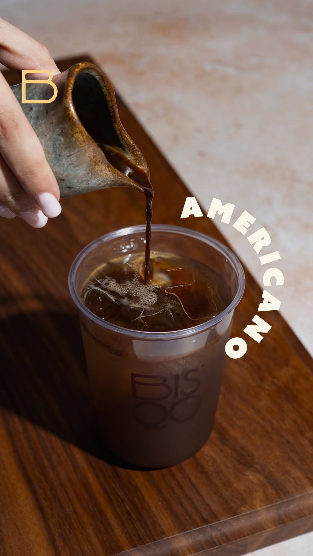 Americano Coffee, bold espresso mellowed with hot water to create a smooth, full-bodied coffee wit...